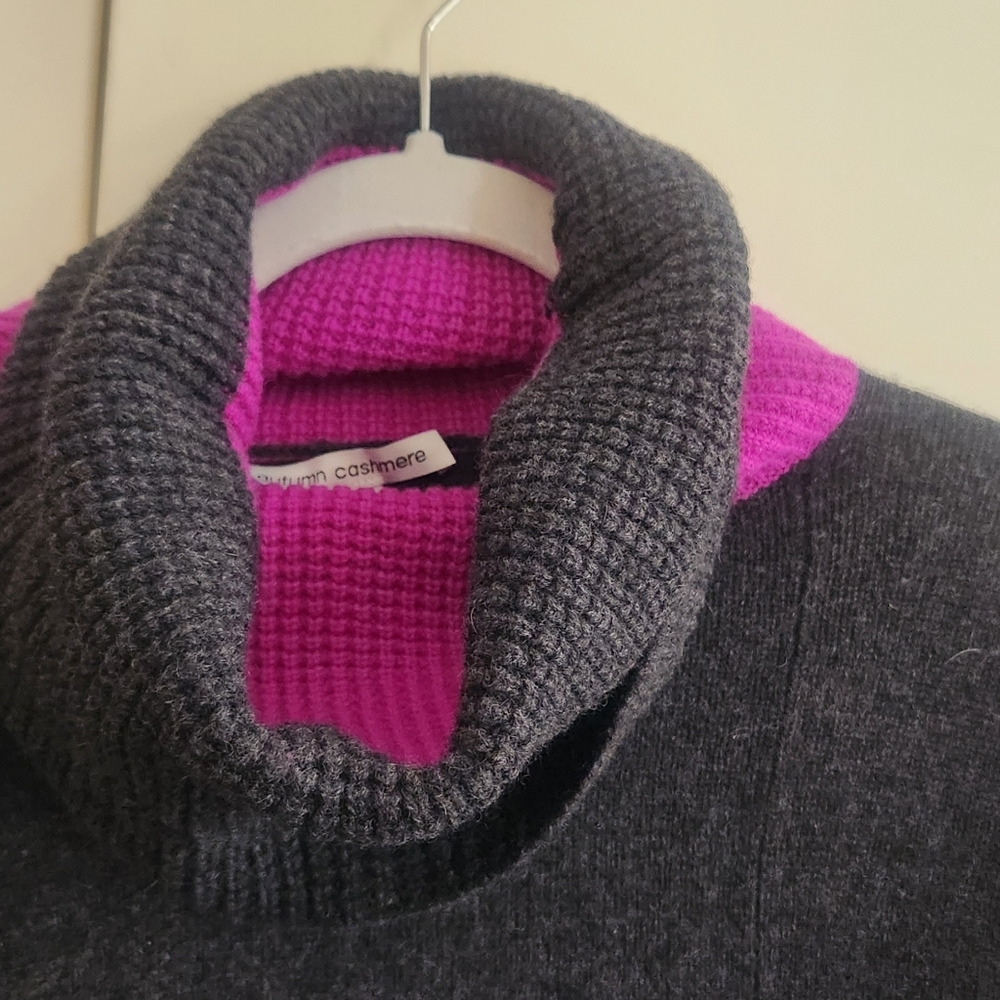 Cowlneck cashmere sweater